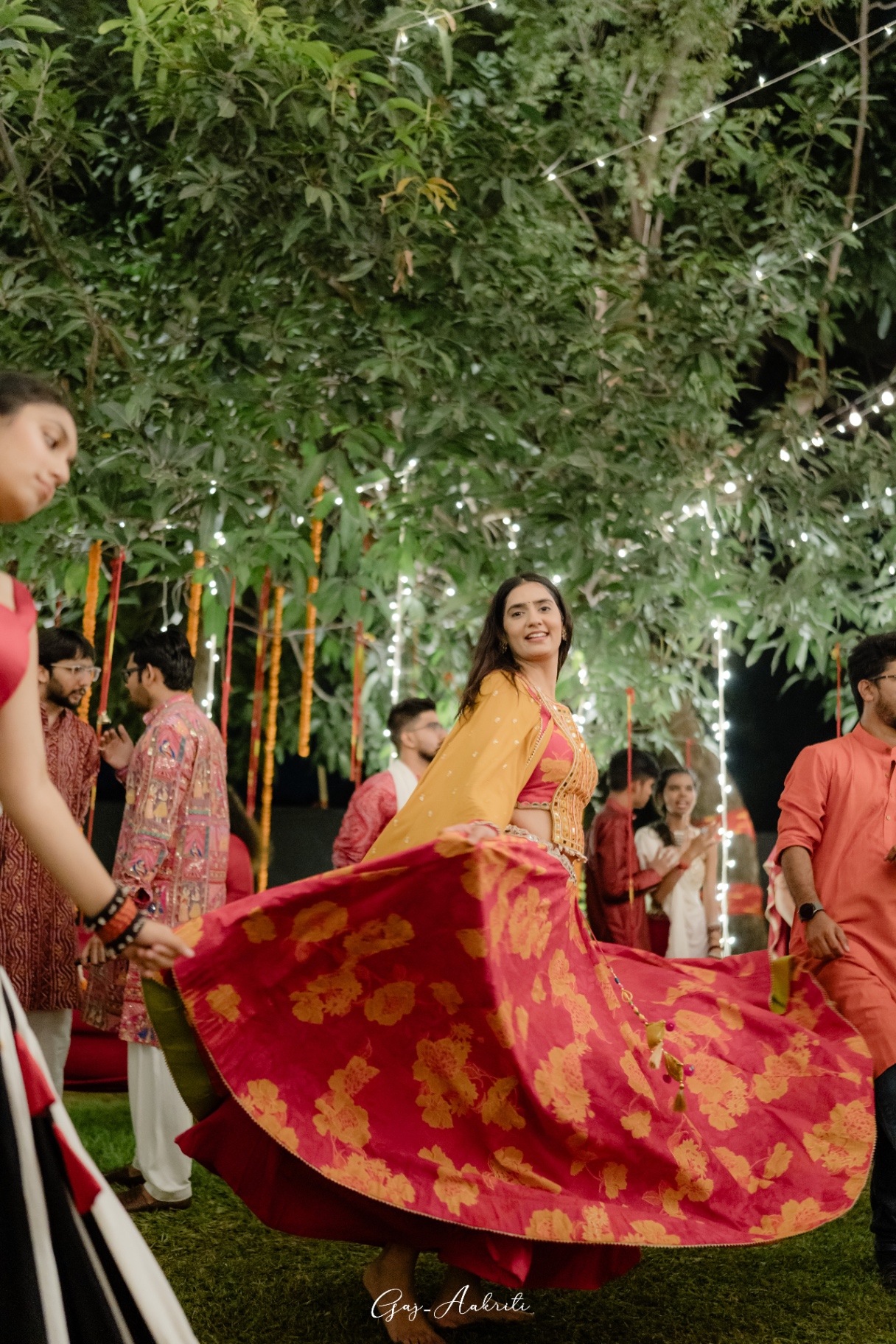 Chaniya choli in motion